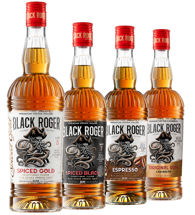 Black Roger rum assortment